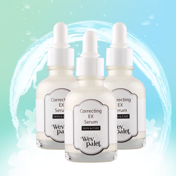 Wevpalet correcting Ex serum whitening effect on your skin